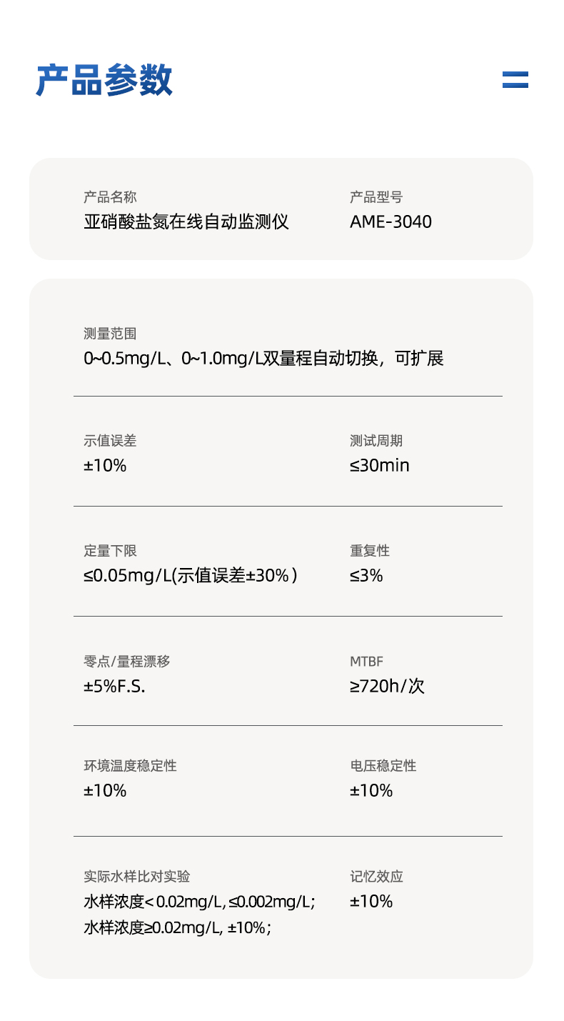 亚硝酸盐氮在线监测仪